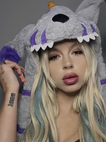 AONE4SURE Gabumon Digimon anime plush hat