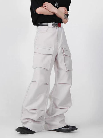 Argue Culture Pleated Straight Trousers
