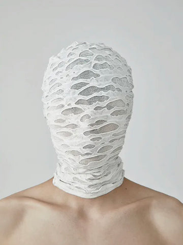 FRKM SCD Distressed Balaclava(White)