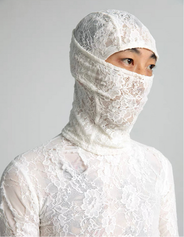 AONE4SURE x ILOVEUIHATEYOU lace balaclava