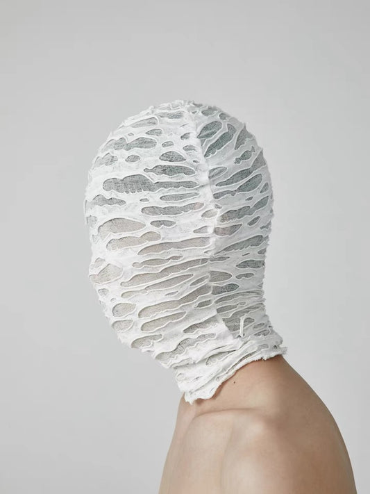 FRKM SCD Distressed Balaclava(White)
